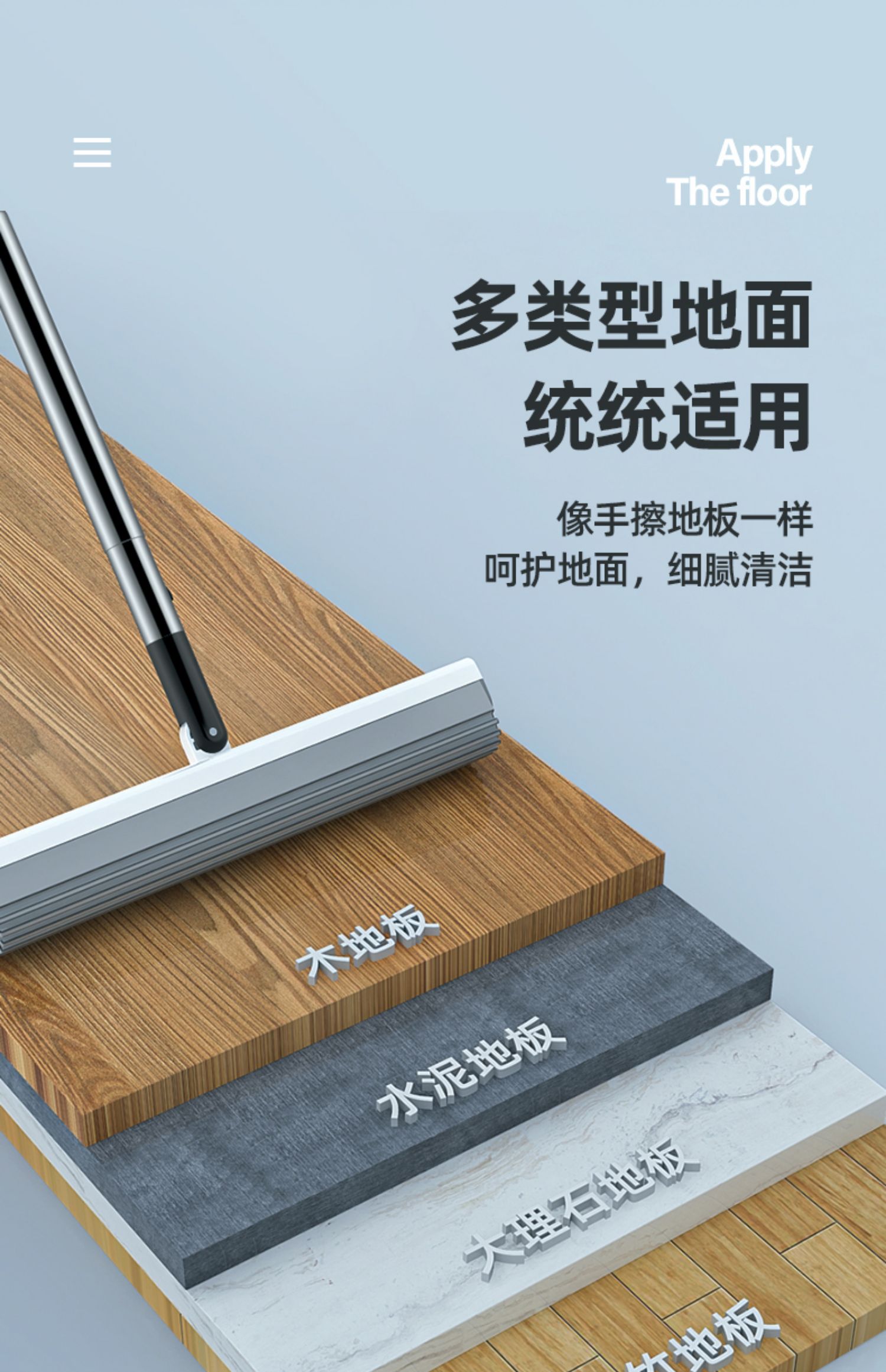 Longao Household Sponge Mop, Hand-Free, Lazy, Squeezing Water Mop, a Mop, Cotton Head, Absorbent, Gadgets Clean Large Size Longao Household Sponge Mop, Hand-Free, Lazy, Squeezing Water Mop, a Mop, Cotton Head, Absorbent, Gadgets Clean Large Size