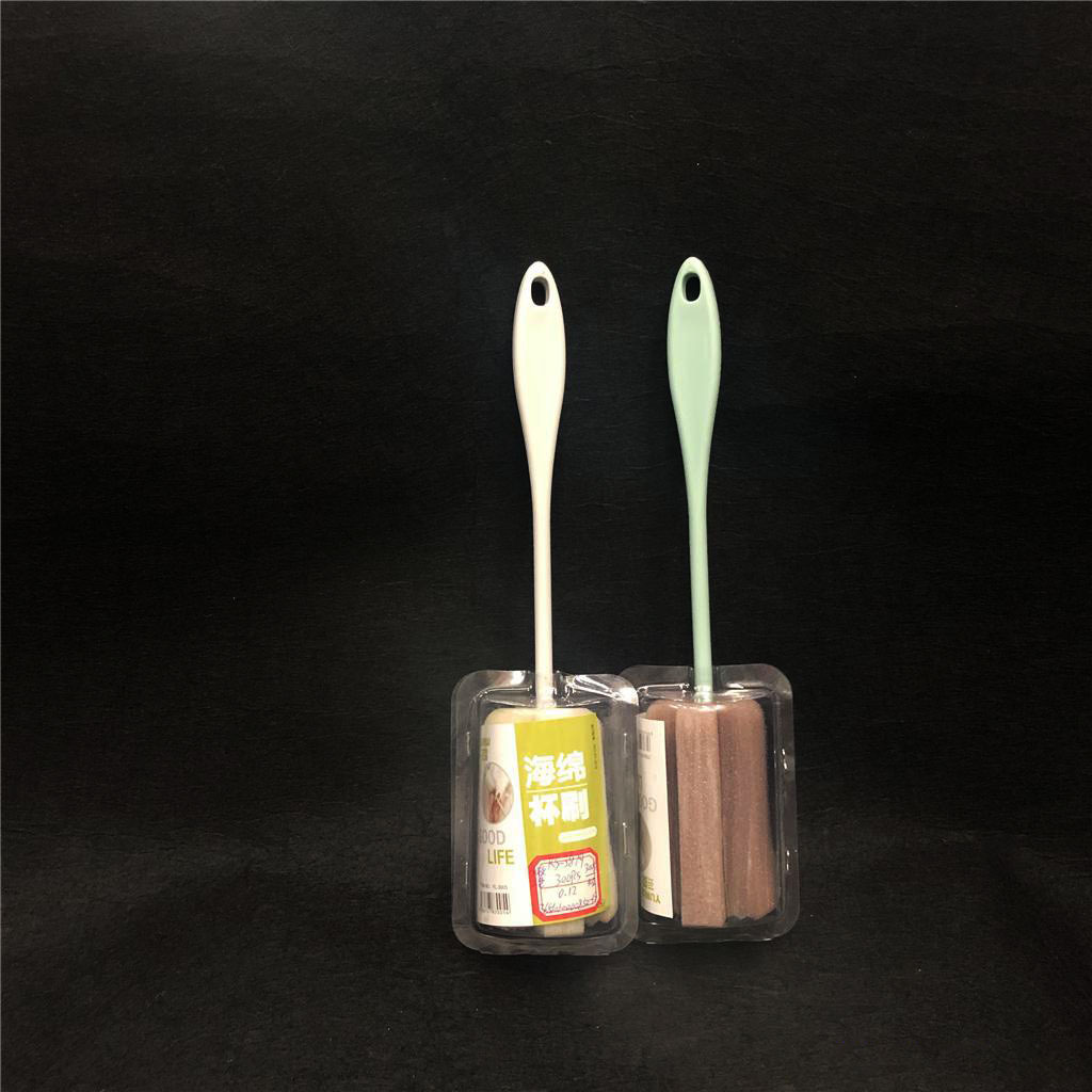 Top quality short handle sponge cup brush long handle 100 clean cloth cup brush bubble shell pack cleaning cleaning bottle brush wholesale rs-3879 Top quality short handle sponge cup brush long handle 100 clean cloth cup brush bubble shell pack cleaning cleaning bottle brush wholesale rs-3879