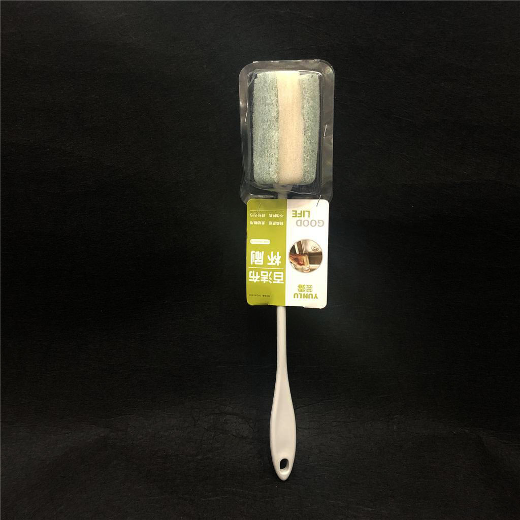 Top quality short handle sponge cup brush long handle 100 clean cloth cup brush bubble shell pack cleaning cleaning bottle brush wholesale rs-3879 Top quality short handle sponge cup brush long handle 100 clean cloth cup brush bubble shell pack cleaning cleaning bottle brush wholesale rs-3879