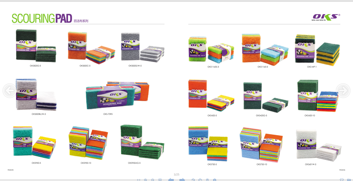 100 clean cloth, sponge cloth serving piece of scouring pads OKS 100 clean cloth, sponge cloth serving piece of scouring pads OKS