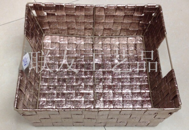 Hand-woven debris basket designed for copper, Taobao debris storage baskets of bright woven baskets Hand-woven debris basket designed for copper, Taobao debris storage baskets of bright woven baskets