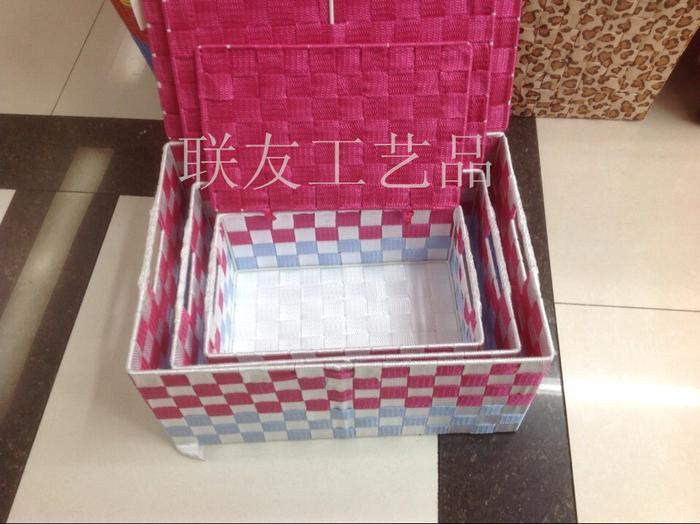 Hand-woven debris basket boutique Korean silk laundry basket packed with storage baskets Hand-woven debris basket boutique Korean silk laundry basket packed with storage baskets