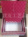 Hand-woven debris basket boutique Korean silk laundry basket packed with storage baskets