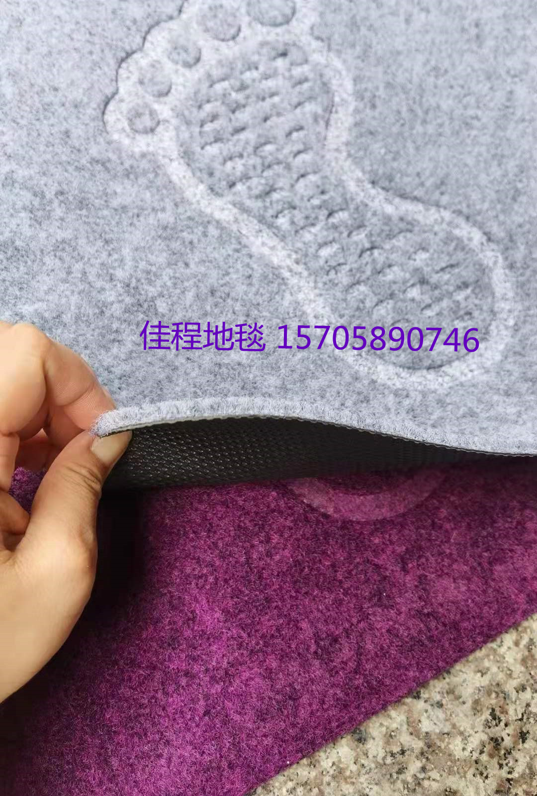 Brushed Foot Mat Absorbent Non-Slip Foot Mat Double Foot Mat Plain Mat Doormat Carpet Polyester Carpet Foreign Trade Brushed Foot Mat Absorbent Non-Slip Foot Mat Double Foot Mat Plain Mat Doormat Carpet Polyester Carpet Foreign Trade