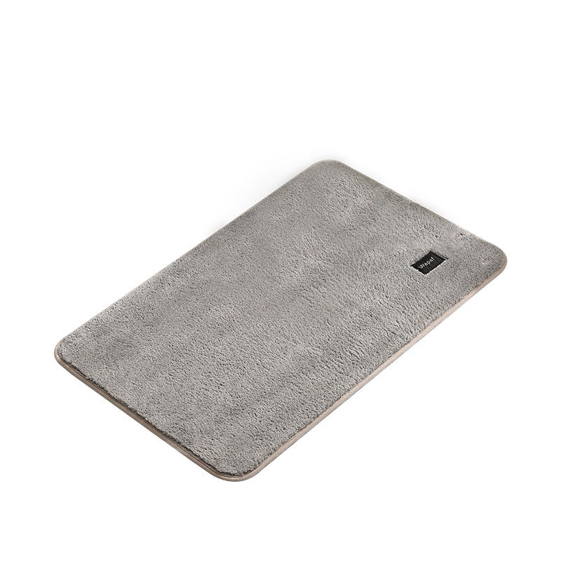 Factory Direct Sales Home New Microfiber Super Soft Bathroom Mat Absorbent Floor Mat Simple Door Kitchen Carpet Customizable