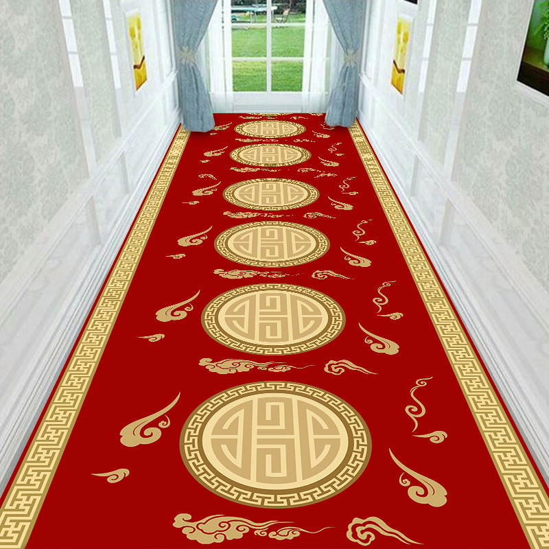 3D Cutting Floor Mat Doorway Entrance Corridor Aisle Corridor Stairs Strip Home Carpet Hotel Corridor Mat
