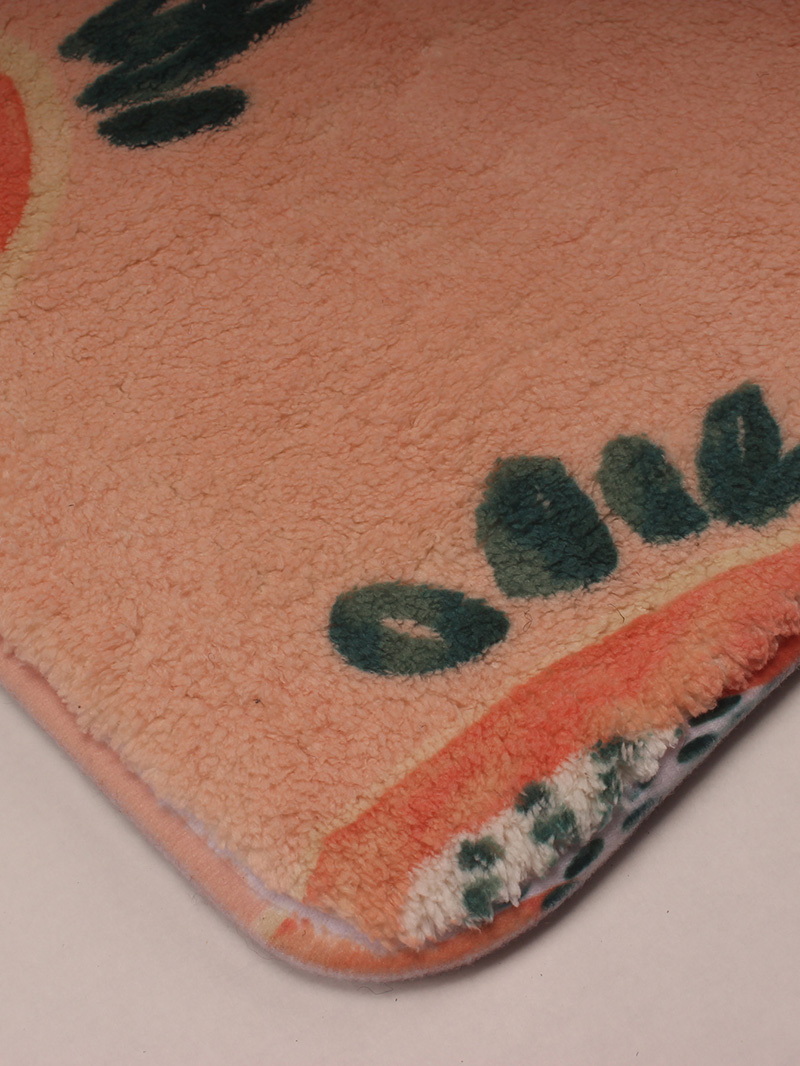 Bathroom Bathroom Entrance Door Mat Fruit Series-Variety Papaya Cashmere Soft Household Bedroom Bedside Carpet Bathroom Bathroom Entrance Door Mat Fruit Series-Variety Papaya Cashmere Soft Household Bedroom Bedside Carpet