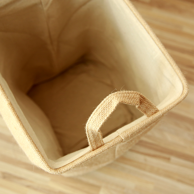 Jute Jute dirty clothes storage baskets storage Laundry Loafcloth folding Portable clothes toy buckets Jute Jute dirty clothes storage baskets storage Laundry Loafcloth folding Portable clothes toy buckets