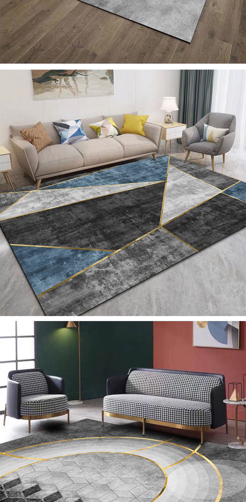Cross-Border Generation Home Living Room Sofa Table Carpet Wholesale Summer Bedroom Bedside Blanket Home Room Nordic Style Floor Mat Cross-Border Generation Home Living Room Sofa Table Carpet Wholesale Summer Bedroom Bedside Blanket Home Room Nordic Style Floor Mat