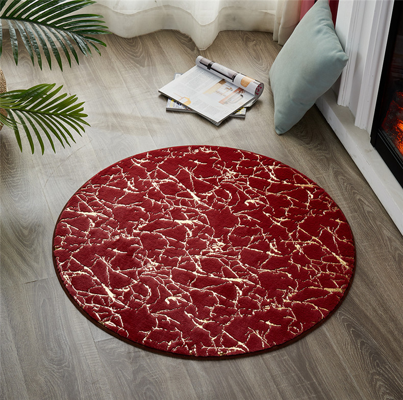 Round Imitation Rabbit Fur Bronzing Carpet Bathroom Non-Slip Floor Mat Living Room Bedroom Game Mat Child Play Mat Carpet Round Imitation Rabbit Fur Bronzing Carpet Bathroom Non-Slip Floor Mat Living Room Bedroom Game Mat Child Play Mat Carpet