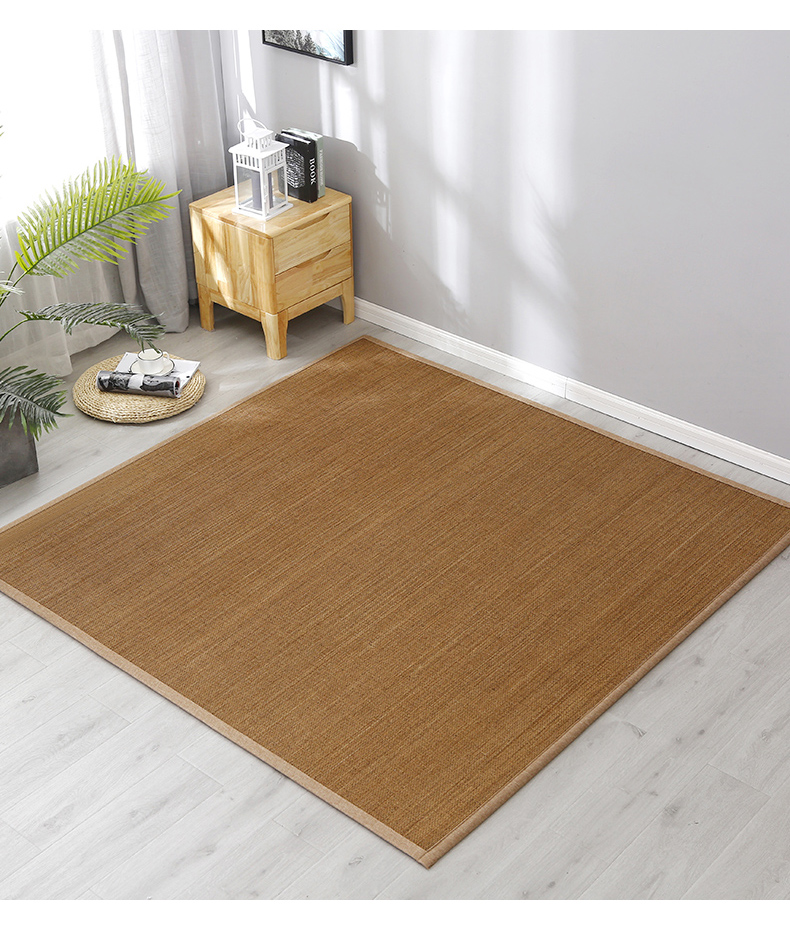 Customized Bamboo Mat Floor Mat Bedroom Tatami Mat Window Cushion Modern Chinese Hotel Homestay Bamboo Mat Carpet Customized Bamboo Mat Floor Mat Bedroom Tatami Mat Window Cushion Modern Chinese Hotel Homestay Bamboo Mat Carpet