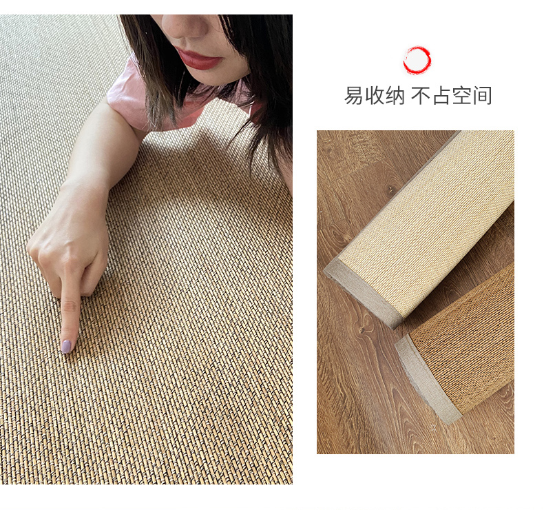 Customized Bamboo Mat Floor Mat Bedroom Tatami Mat Window Cushion Modern Chinese Hotel Homestay Bamboo Mat Carpet Customized Bamboo Mat Floor Mat Bedroom Tatami Mat Window Cushion Modern Chinese Hotel Homestay Bamboo Mat Carpet