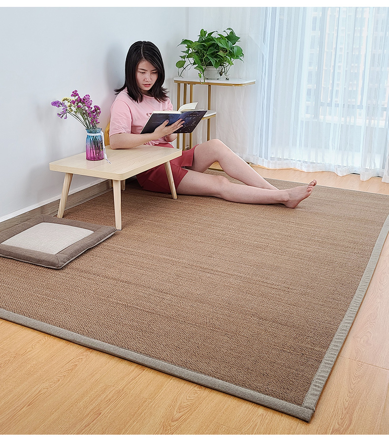 Customized Bamboo Mat Floor Mat Bedroom Tatami Mat Window Cushion Modern Chinese Hotel Homestay Bamboo Mat Carpet Customized Bamboo Mat Floor Mat Bedroom Tatami Mat Window Cushion Modern Chinese Hotel Homestay Bamboo Mat Carpet