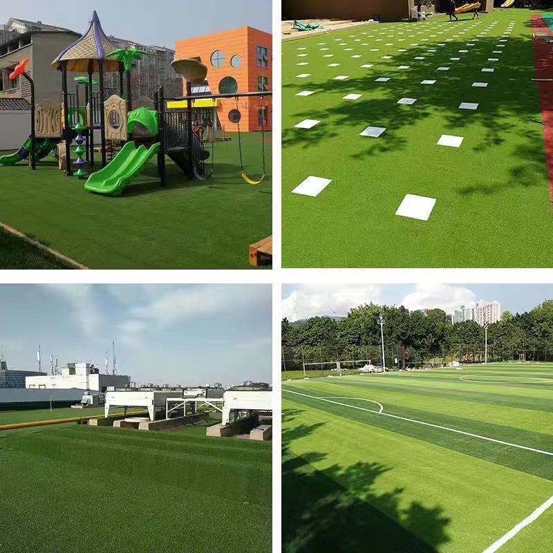 Jietai Carpet Emulational Lawn Floor Mat Artificial Green Turf Mat Football Field Outdoor Green Plant Decoration Plastic Carpeting