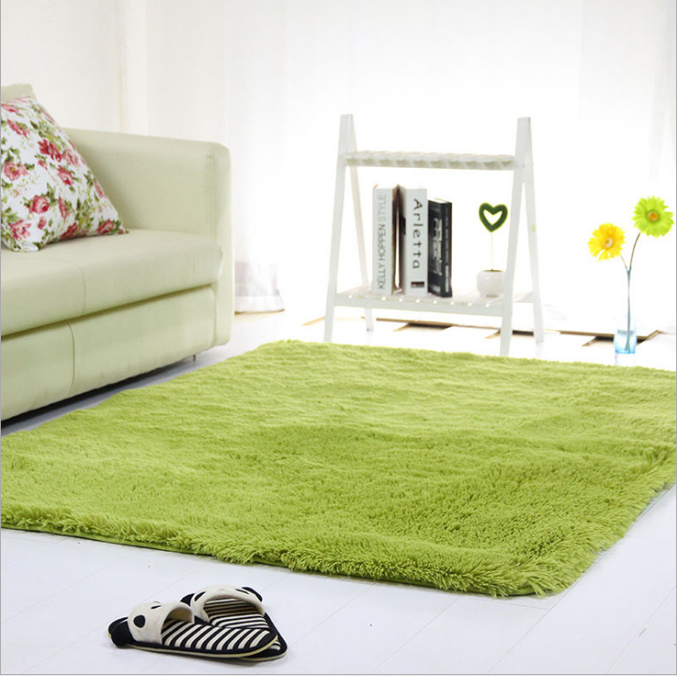 Simple Modern Long Wool Living Room Carpet Silk Wool Carpet 4.5cm Bedroom Bedside Tatami Carpet