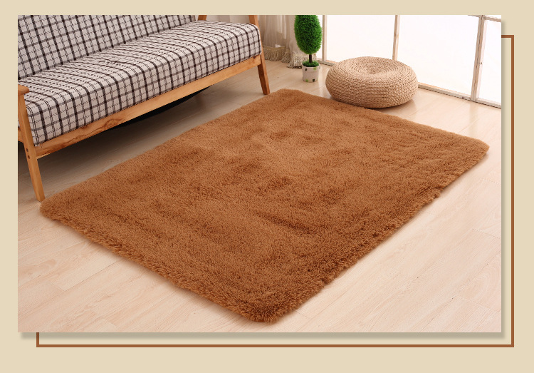 Simple Modern Long Wool Living Room Carpet Silk Wool Carpet 4.5cm Bedroom Bedside Tatami Carpet Simple Modern Long Wool Living Room Carpet Silk Wool Carpet 4.5cm Bedroom Bedside Tatami Carpet