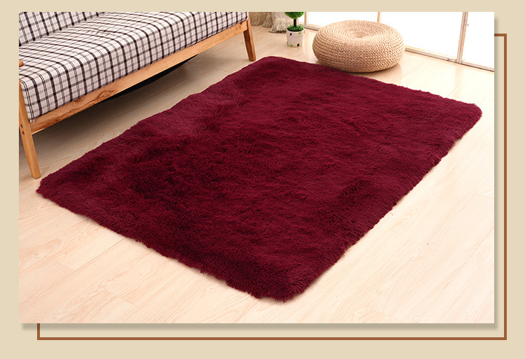 Simple Modern Long Wool Living Room Carpet Silk Wool Carpet 4.5cm Bedroom Bedside Tatami Carpet Simple Modern Long Wool Living Room Carpet Silk Wool Carpet 4.5cm Bedroom Bedside Tatami Carpet