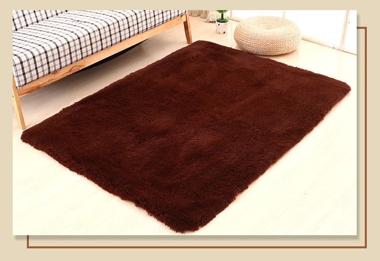 Simple Modern Long Wool Living Room Carpet Silk Wool Carpet 4.5cm Bedroom Bedside Tatami Carpet Simple Modern Long Wool Living Room Carpet Silk Wool Carpet 4.5cm Bedroom Bedside Tatami Carpet