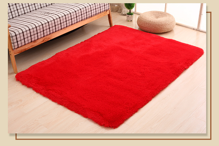 Simple Modern Long Wool Living Room Carpet Silk Wool Carpet 4.5cm Bedroom Bedside Tatami Carpet Simple Modern Long Wool Living Room Carpet Silk Wool Carpet 4.5cm Bedroom Bedside Tatami Carpet