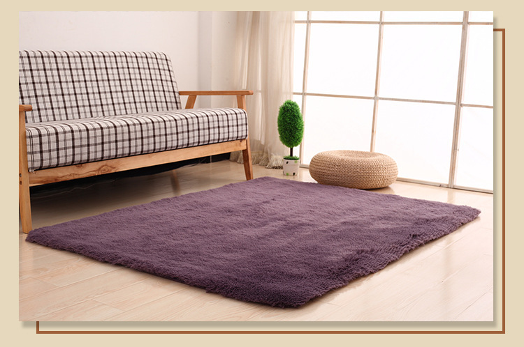 Simple Modern Long Wool Living Room Carpet Silk Wool Carpet 4.5cm Bedroom Bedside Tatami Carpet Simple Modern Long Wool Living Room Carpet Silk Wool Carpet 4.5cm Bedroom Bedside Tatami Carpet
