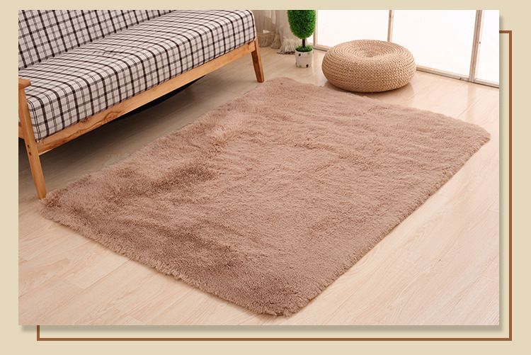 Simple Modern Long Wool Living Room Carpet Silk Wool Carpet 4.5cm Bedroom Bedside Tatami Carpet Simple Modern Long Wool Living Room Carpet Silk Wool Carpet 4.5cm Bedroom Bedside Tatami Carpet