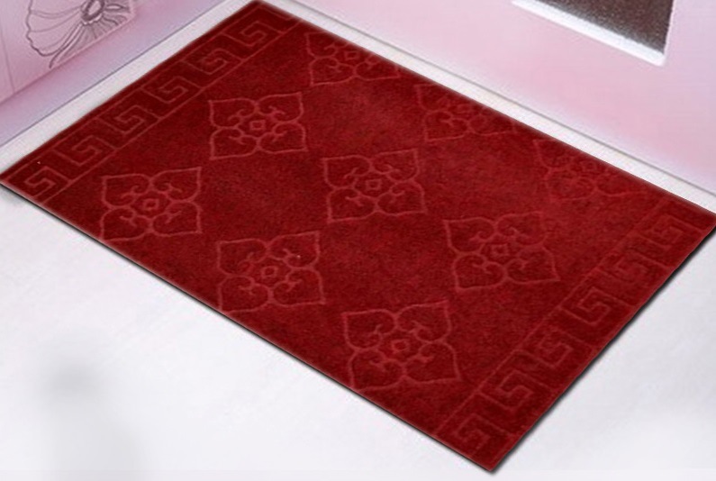 Kita custom embossed four - leaf grass carpet non - slip and waterproof floor mat hotel corridor blanket porch mat feel foot pad Kita custom embossed four - leaf grass carpet non - slip and waterproof floor mat hotel corridor blanket porch mat feel foot pad