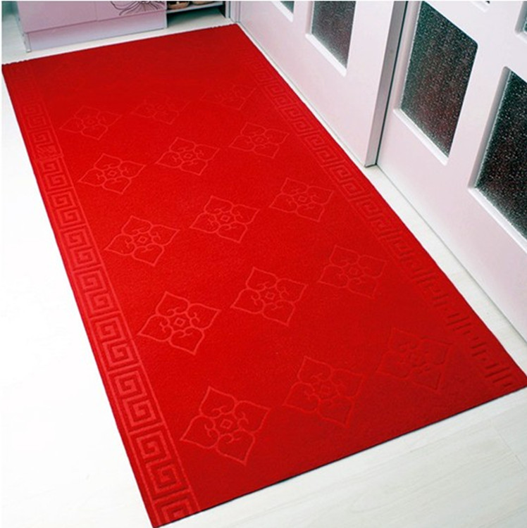 Kita custom embossed four - leaf grass carpet non - slip and waterproof floor mat hotel corridor blanket porch mat feel foot pad Kita custom embossed four - leaf grass carpet non - slip and waterproof floor mat hotel corridor blanket porch mat feel foot pad