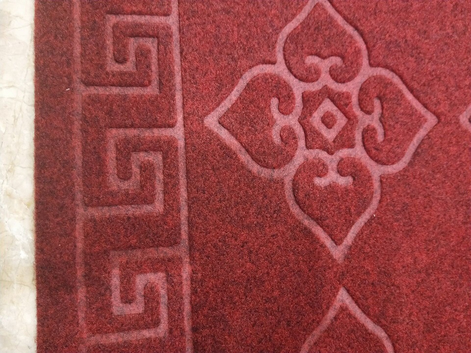 Kita custom embossed four - leaf grass carpet non - slip and waterproof floor mat hotel corridor blanket porch mat feel foot pad Kita custom embossed four - leaf grass carpet non - slip and waterproof floor mat hotel corridor blanket porch mat feel foot pad