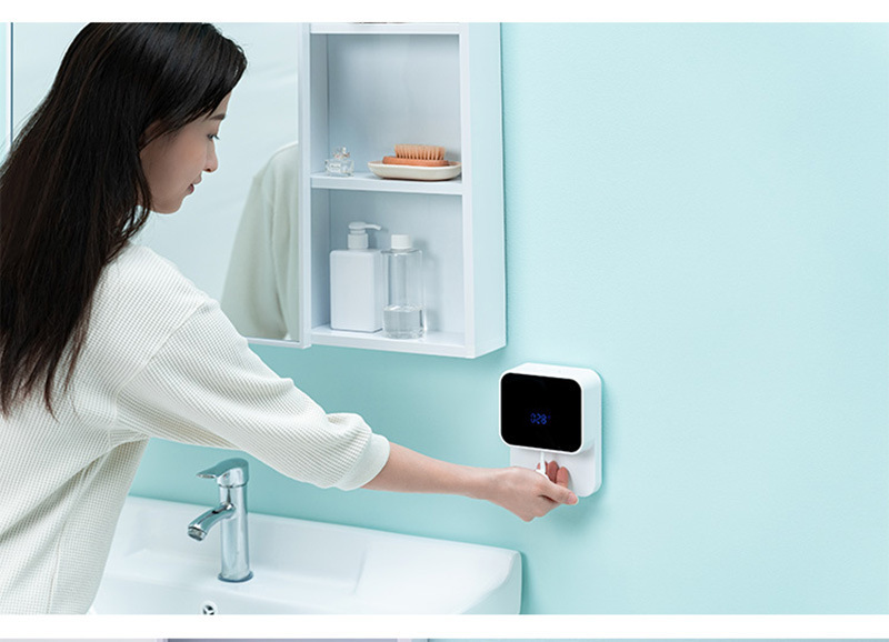 Upgraded X6 Wall-Mounted Automatic Inductive Soap Dispenser Foam Mobile Phone Soap Dispenser Hand Washing Machine
