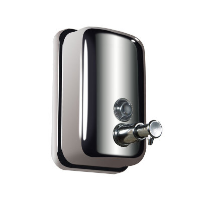 Stainless steel soap dispenser wall - mounted soap dispenser machine wash hand wash hair small gel box of detergent