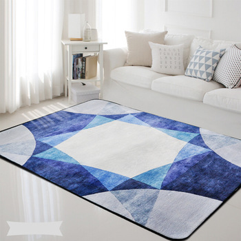 Nordic contracted and I sitting room is big carpet Europe type tea table bedroom sofa is full spread the home USES a room bedside blanket long square