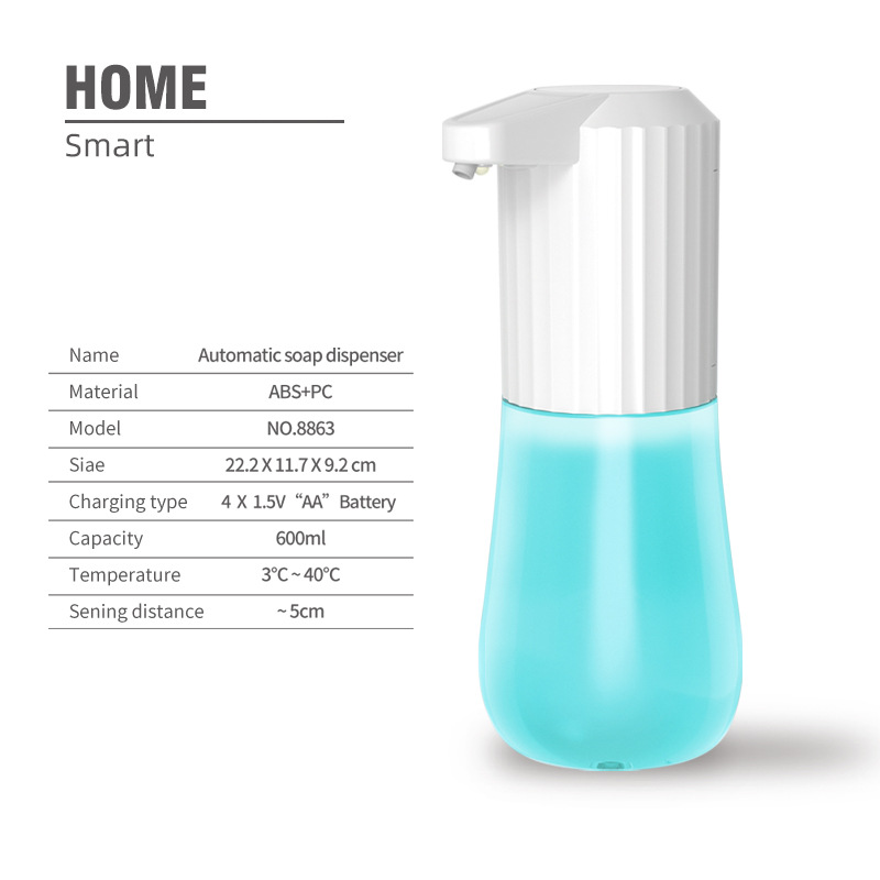 Cross-Border Factory Direct Supply Automatic Hand Washing Machine Smart Home Kitchen Hotel Soap Dispenser Desktop Inductive Soap Dispenser