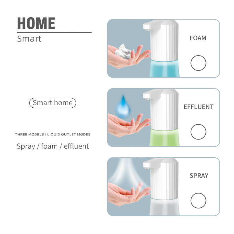 Cross-Border Factory Direct Supply Automatic Hand Washing Machine Smart Home Kitchen Hotel Soap Dispenser Desktop Inductive Soap Dispenser