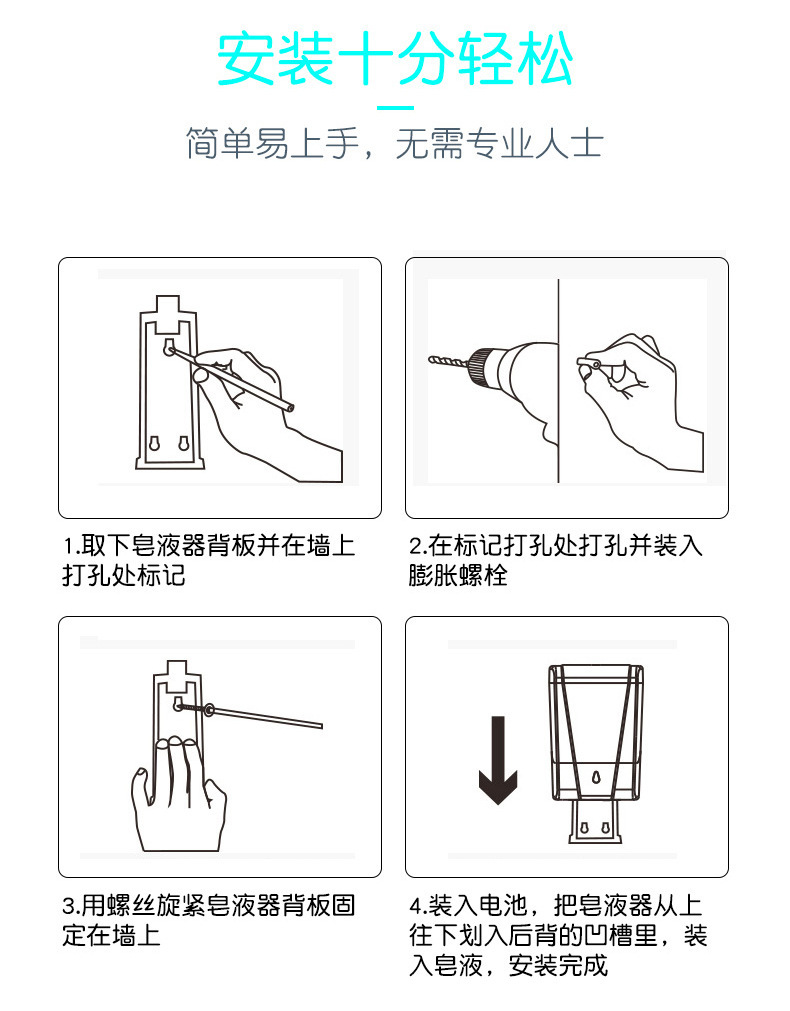 Factory in Stock Wall-Mounted Automatic Induction Temperature Measuring and Disinfection All-in-One Machine Multi-Language Broadcast Temperature Hand Washing Soap Dispenser