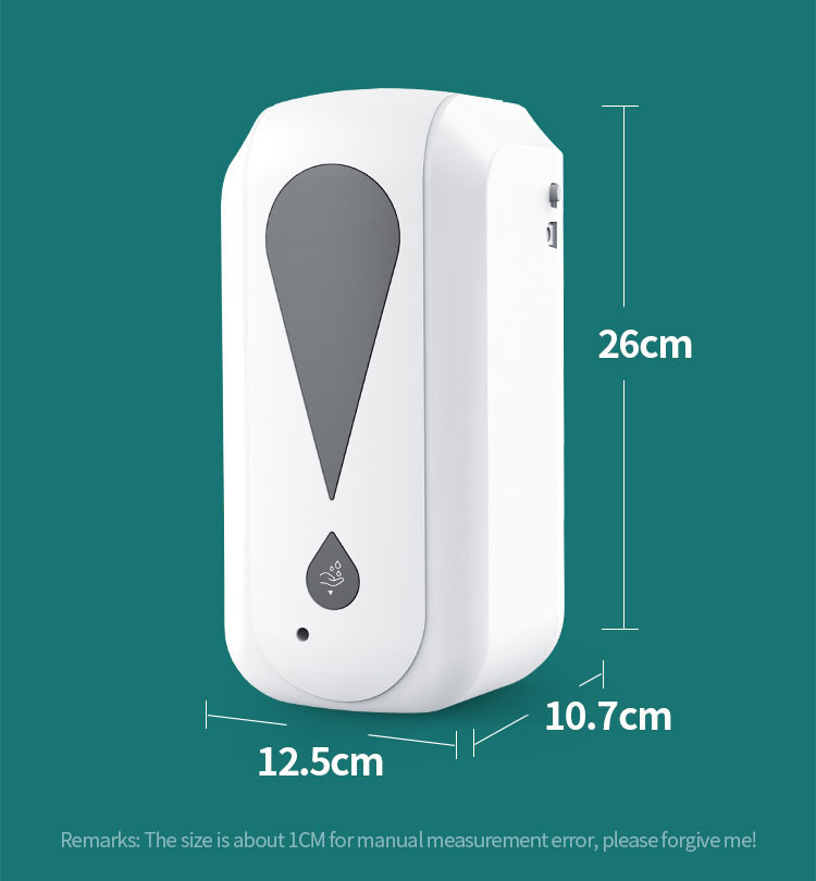 Automatic Induction Sprayer Liquid Dispenser Factory Wall-Mounted Hand Sterilizer Airport Hospital Large Capacity Soap Dispenser