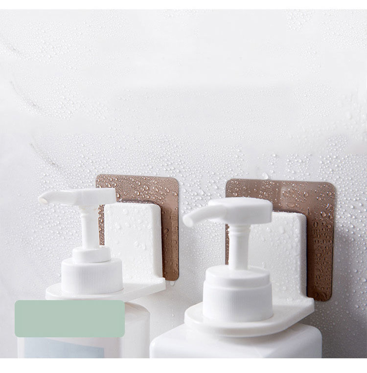 Hotel Hand Sanitizer Bottle Press Bathroom Soap Dispenser Holder Bathroom Brushed Wall Hanging Shower Gel Rack