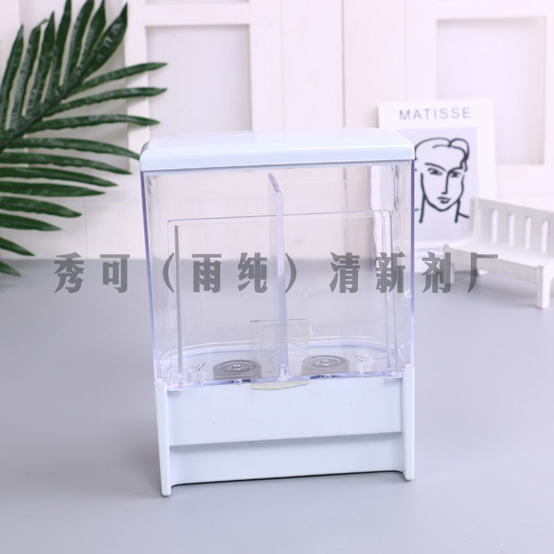 Transparent double induction design of automatic hand soap induction terms soap dispenser household wall - mounted soap dispenser