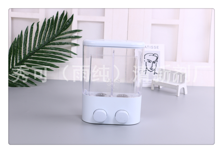 Transparent double induction design of automatic hand soap induction terms soap dispenser household wall - mounted soap dispenser