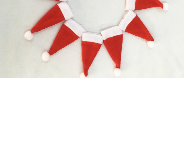 Christmas Wine Bottle Hat Christmas Hat Christmas Hat Knife and Fork Set Party Table Wine Bottle Decoration Decorations