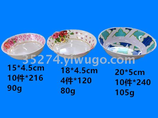 Manufacturer direct selling inventory treatment melamine bowl large spot low price treatment meinai bowl