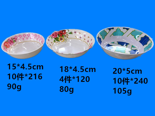Manufacturer direct selling inventory treatment melamine bowl large spot low price treatment meinai bowl