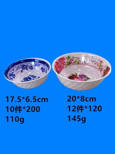 Manufacturer direct selling inventory treatment melamine bowl large spot low price treatment meinai bowl