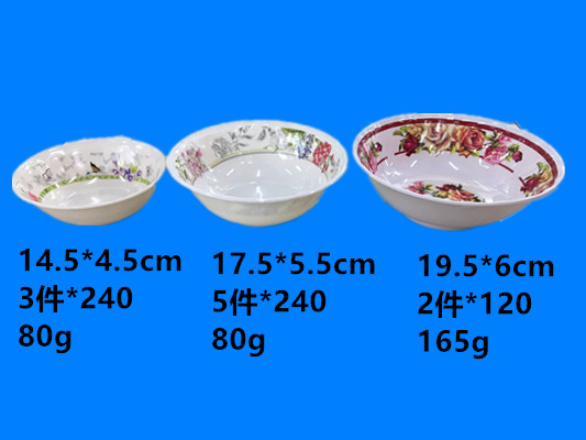 Manufacturer direct selling inventory treatment melamine bowl large spot low price treatment meinai bowl