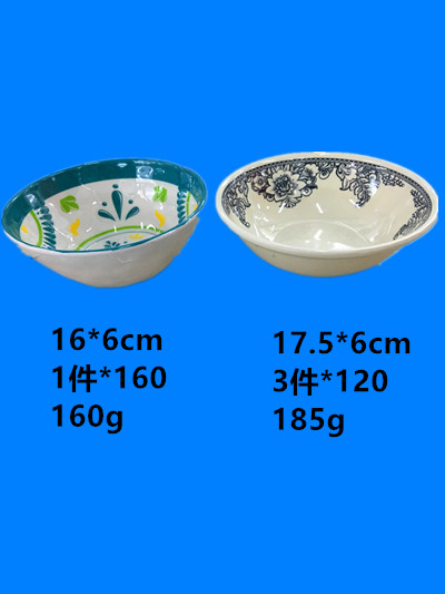 Manufacturer direct selling inventory treatment melamine bowl large spot low price treatment meinai bowl
