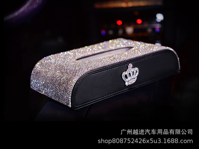 Diamond Crown Car Tissue Box Car Tissue Box Car Tissue Box Seat Tissue Box Car Creative New Diamond Crown Car Tissue Box Car Tissue Box Car Tissue Box Seat Tissue Box Car Creative New