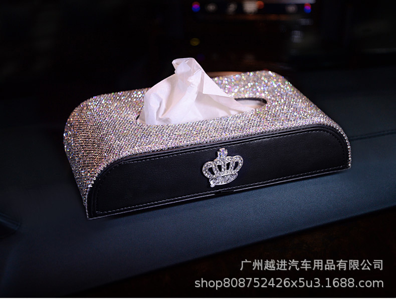 Diamond Crown Car Tissue Box Car Tissue Box Car Tissue Box Seat Tissue Box Car Creative New Diamond Crown Car Tissue Box Car Tissue Box Car Tissue Box Seat Tissue Box Car Creative New
