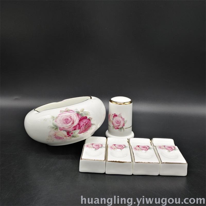 Ceramic tableware porcelain bowl set Jingdezhen China ceramic bowl disc wholesale