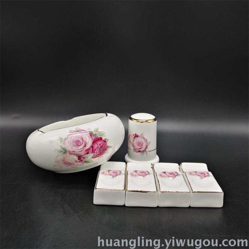 Ceramic tableware porcelain bowl set Jingdezhen China ceramic bowl disc wholesale