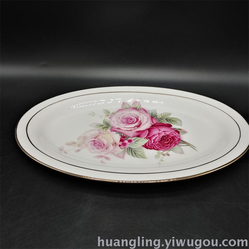 Ceramic tableware porcelain bowl set Jingdezhen China ceramic bowl disc wholesale