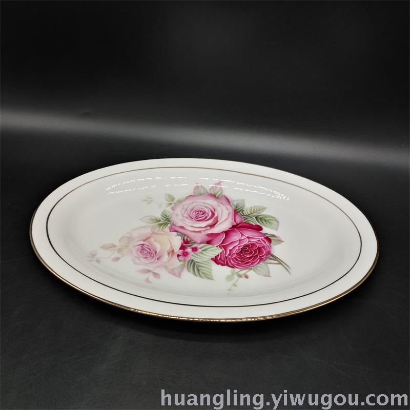 Ceramic tableware porcelain bowl set Jingdezhen China ceramic bowl disc wholesale